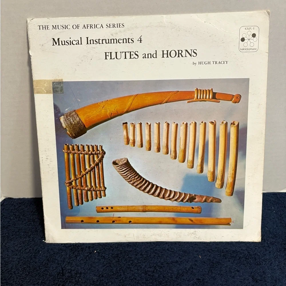 Musical Instruments 4: Flutes & Horns of Africa LP 1972 Folk Traditional Music - Picture 1 of 5